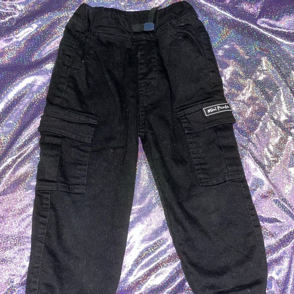 Mini Panda Lined Cargo Pants